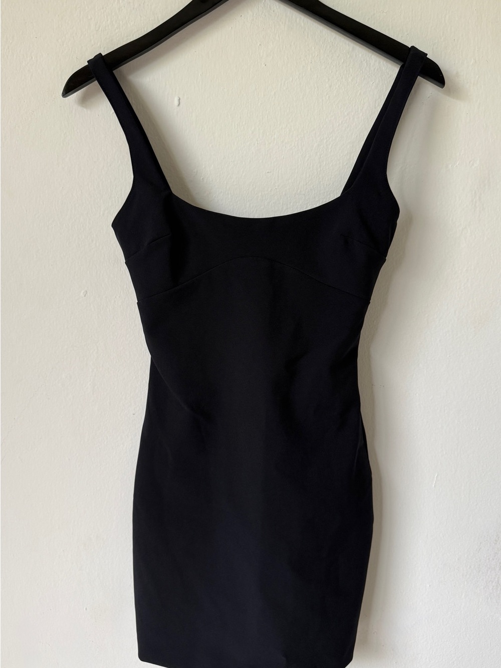 90’s Inspired Black Sculpted BodyCon Mini Dress by Zara
